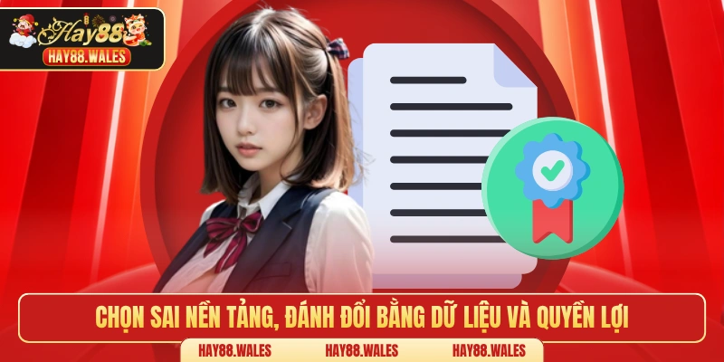 Chọn sai nền tảng, đánh đổi bằng dữ liệu và quyền lợi